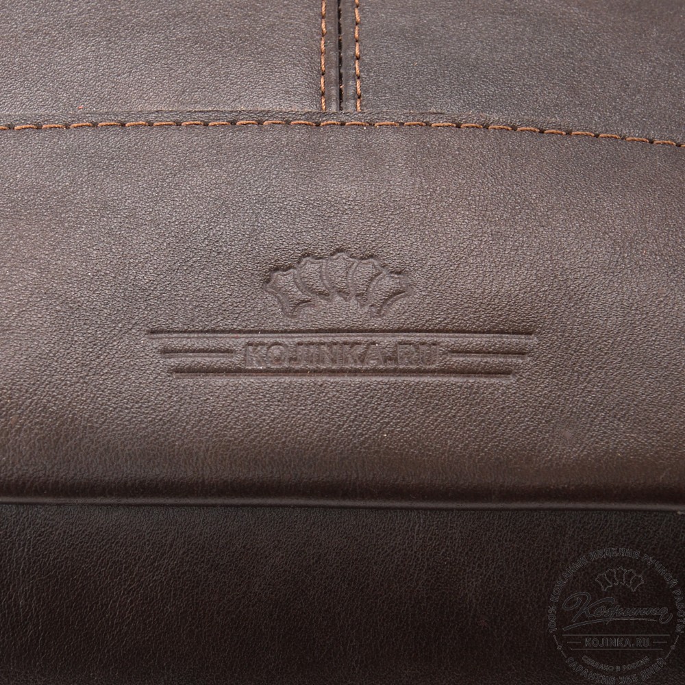  Кожаный рюкзак "Бэнжамин" (коричневый сиама) 